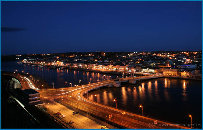 Waterford In Pictures - Waterford City night time shot